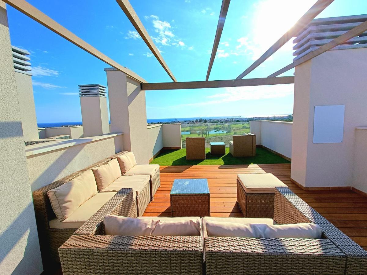 Apartmán Nuevo Atico Toyo. Vistas Al Mar, Terraza, Solarium, Piscina, A/A, Wifi Y Garaje El Toyo Exteriér fotografie