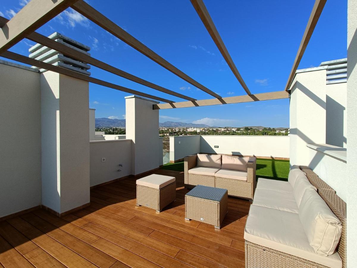 Apartmán Nuevo Atico Toyo. Vistas Al Mar, Terraza, Solarium, Piscina, A/A, Wifi Y Garaje El Toyo Exteriér fotografie